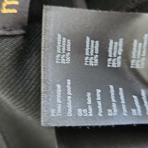 Maje NWT Black Trousers Size Medium - Picture 7 of 8